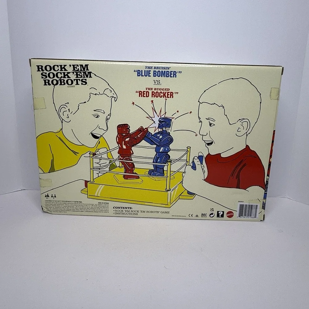 Rock 'Em Sock 'Em Robots Game The Original Fighting Robots Mattel DHW37 2019
